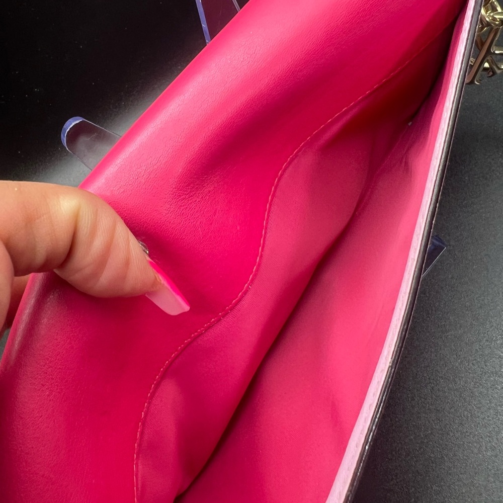 Christian Dior Lady Dior WOC ๐FUSHIA ๐& Mauve combo. W/ COA & Dust Bag - Picture 12 of 16